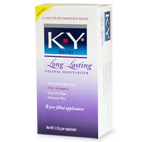 K-y Long Lasting  Vaginal Moisturizer Pre-filled Applicators, 8 Each, 0.36 Packages (Pack of 2)