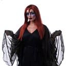 Womens Auburn Widow's Peak Halloween Costume Wig