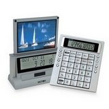 Calculator,12 Digit,W/World Time Clock,6 1/2x2 3/4x7 1/2 (VCT650) Category: Non-Printing
