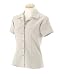 Cubavera Ladies Bedford Cord S/S Camp Shirt - IVORY - S