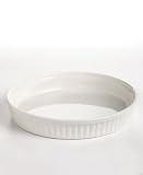 Martha Stewart Collection Whiteware Quiche Dish, 10