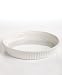 Martha Stewart Collection Whiteware Quiche Dish, 10"