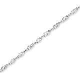 14k White Gold Modern Classy Fashion Ankle Bracelet