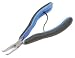 Lindstrom Bent Snipe Nose Plier, Rx, Smooth Jaw, 6.12