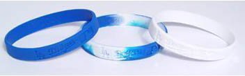 * LA Los Angeles Dodgers MLB Baseball Set of 3 Rubber Wristbands / Bracelets / Baller Bands