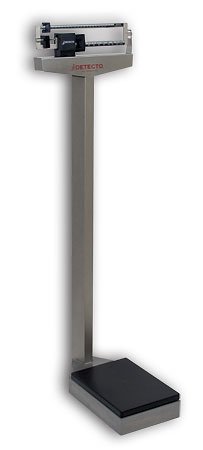 Detecto 2391S Eye Level Physician Scale Stainless Steel