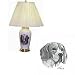 Porcelain Lamp with Beagle
