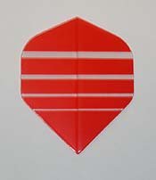 3 sets Red Stripes Standard flights Amerithon Made in the USA