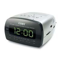 COBY CR-A58 WH Big LED Digital AM/FM Alarm Clock Radio