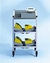 Seca Electronic Bed and Dialysis Scale with Digital Display, Equipment Trolley