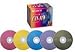 SONY 10CDRW650EX CD-RW���f�B�A 650MB �J���[MIX 10��