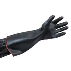GLOVE RUBBER LARGE 50 MIL UNLINED 18 IN from Garden Gloves