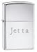High Polish Chrome Engraved Zippo Lighter - Jetta Image