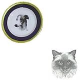 Ragdoll 10' Cobalt Plate, Porcelain by Rosalinde