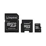 Kingston 16GB microSDHC, Class 4 w/2 Adapters