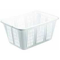 Rubbermaid #2965-85-WHT White 1-1/4 Bush Basket