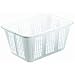 Rubbermaid #2965-85-WHT White 1-1/4 Bush Basket