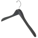 Black Laquered Wood Coat/Shirt/Dress Hanger