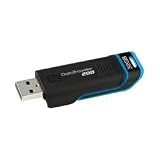 Kingston DataTraveler 200 - 32 GB USB 2.0 Flash Drive DT200/32GB (Black/Blue)