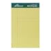 Ampad 20-180 Evidence Recycled 8-1/2x14 Legal Rule Pads, Margin, White, 50 Sheets, Dozen