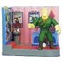 The Simpsons Series 14 Playset Aztec Theatre with Rainier Wolfcastle as McBain