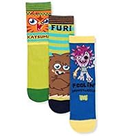 3 Pairs of Assorted Moshi Monsters Socks