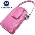 Motorola SYN1478 Genuine Fashion Pouch (Magenta) for Motorola Razr V3 Series