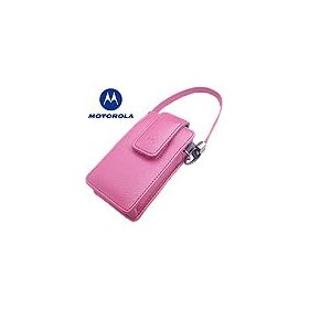 Motorola SYN1478 Genuine Fashion Pouch (Magenta) for Motorola Razr V3 Series