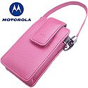 Motorola SYN1478 Genuine Fashion Pouch (Magenta) for Motorola Razr V3 Series