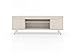 Manhattan Comfort Baxter Modern 60 Inches Living Room TV Stand, Off Off White