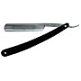 Dovo Carbon Steel Half Hollow Best Quality Razor, 5/8" Black Handle