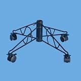 29" Metal Rolling Christmas Tree Stand with Wheels For 9' Artificial Trees