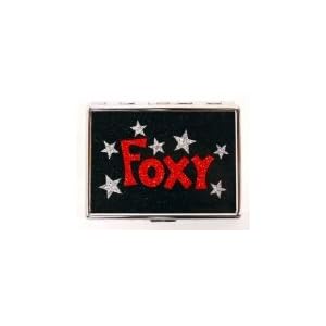 Outer Rebel Fashion Flasks and Smoking Accessories- Foxy Stainless Steel Cigarette ID Case 100's...