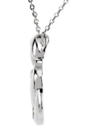 Genuine IceCarats Designer Jewelry Gift Sterling Silver 2 Chld Fmly Embrace Nck W/Pkg. 2 Children Family Embrace Necklace 2 Chld Fmly Embrace Nck W/Pkg In Sterling Silver
