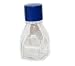 Glass Vials - Square Tapered Shoulder Clear Glass - Foil Lined Cap (Box of 12)