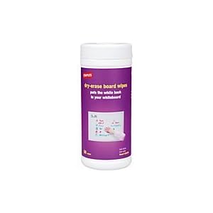 Staples® Dry-Erase Board Wipes, 50/Pk