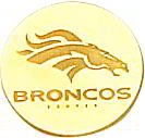 14K Gold NFL Denver Broncos Logo Tie Tac