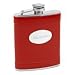 Apple Red Hip Flask (Engravable)