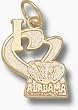 Univ Of Alabama "I Heart New Elephant" 1/2" Charm/Pendant