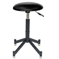 Padded economy posing stool