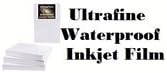 Ultrafine UltraSCREEN Clear Inkjet Waterproof Film 17" x 22" - 100 Sheets
