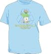 Sesame Street Oscar the Grouch "Environmentally Friendly" Light Blue Tee T-Shirt