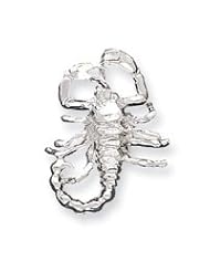 Sterling Silver Scorpion Pendant
