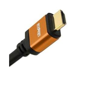 Elementhz 6 Meter (19.7ft) Hdmi Cable, Round Jacket, Orange End