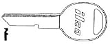 KABA ILCO CORPORATION B49 E-Z GM VEHICLE BLANK KEY #B49 (PACK OF 10)