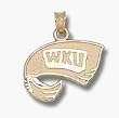 Western Kentucky "Wku" Towel Logo 5/8" Charm/Pendant