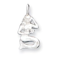 Sterling Silver Mermaid Charm