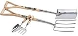 GARDEN TOOL SET - FORK AND SPADE PLUS FREE HAND FORK AND TROWEL