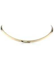 Gold Over Silver Omega Chain Necklace