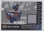 2002 UD Piece of History Tape Measure Heroes Jersey #CD - Carlos Delgado